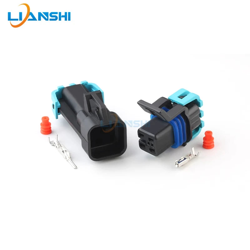 5set 12160482 12160825 For automotive electronic fuel pump plug 4pin harness connector terminal DJ7044B-1.5-11/21
