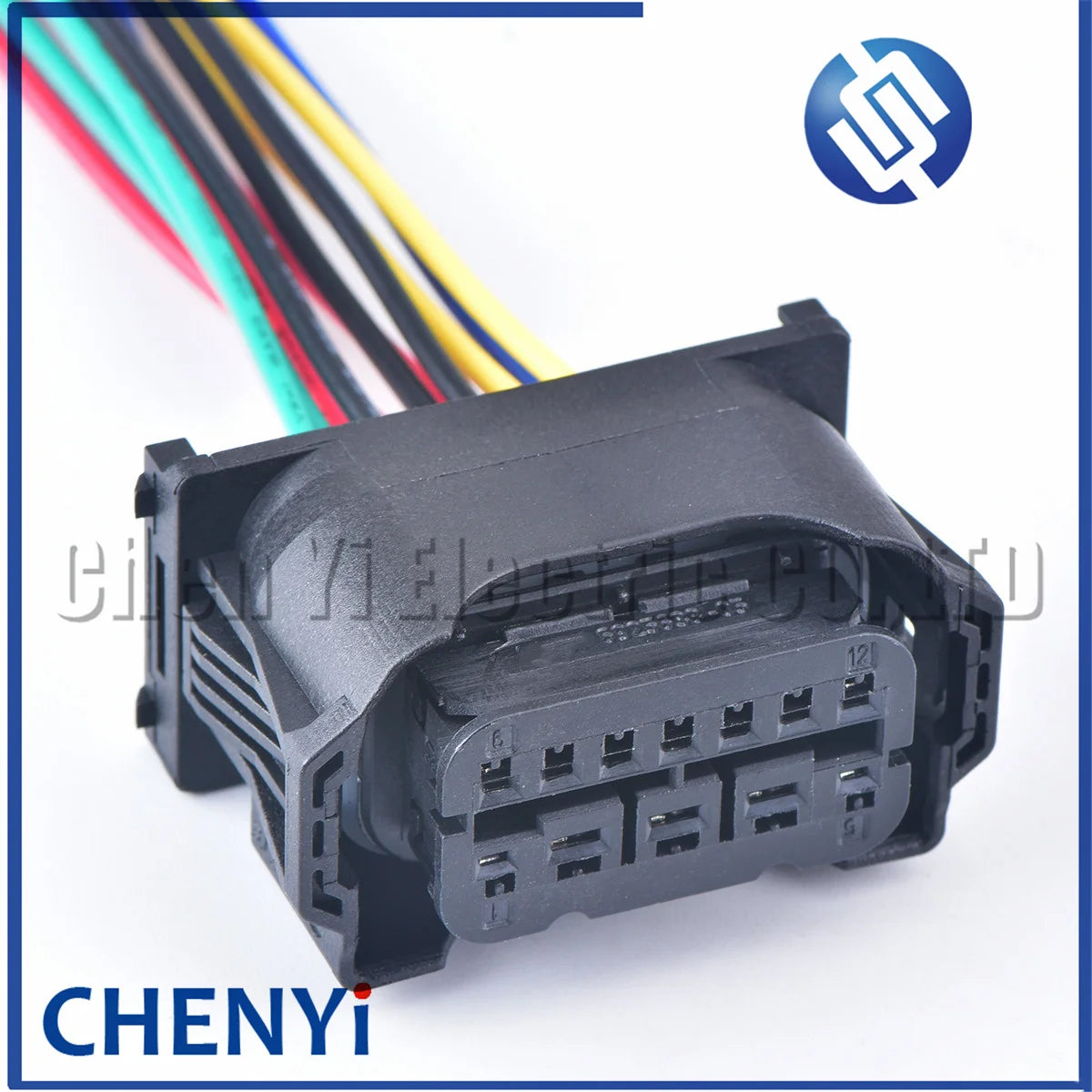12 Pin Automotive connector Led Lamp Headlight Head Light wiring harness Plug Pigtail 61132359991 1-1452335-1 1-1452334-1