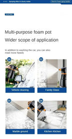 DIY Electric Foam Sprayer Foaming Pump Sprayer USB Rechargeable Lithium Auto Wash Battery Cleaning Tool Auto Accessories Amagi