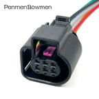 1 Set 6 Pin Auto Throttle Oxygen Sensor Electrical Cable Connectors Female Wire Harness Plug 1928404669 For 4H0973713