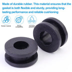 10-30PCS Black Washers Motorcycle Side Cover Rubber Grommets Gasket Fairings for Yamaha Honda Suzuki Body Panel Protection Pad