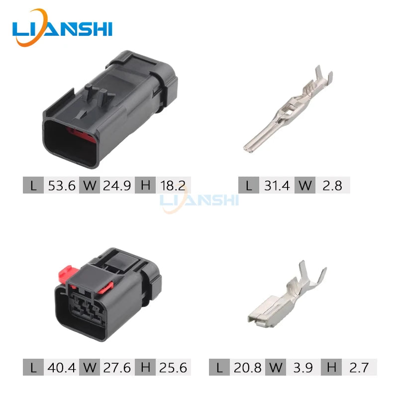 54200608/54200612 Applicable to automotive electronic  pump total plug 6p connector DJ7066-2.8-11/21