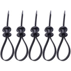 10/1pcs Black Nylon Car Motocycle Base Plate Cable Plastic Loop Tag Self-Locking Zip Ties Installation FIxed Seat Frame Clips