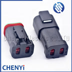 4 Pin Black DT series Connector Waterproof Plug Socket DT06-4S DT04-4P DT06-4S-E005 DT04-4P-E005 For Engineering Vehicle Deutsch
