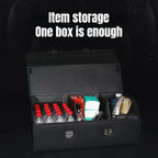 Car Trunk Organizer Box Large Capacity Auto Multiues Tools Storage Bag Stowing Tidying Leather Camping Outdoor Car Storage Bags