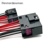 1 Set 10 Pin Auto Seat Heating Electrical Cable Connectors Male Female Wire Harness Plug For 7L0972762 8E0972710