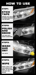 Ceramic Coating Headlight Auto Lamp Crystal Polish Headlight Headlight Repair Polishing Nano Nano Coating Fluid Fluid Polis Amag