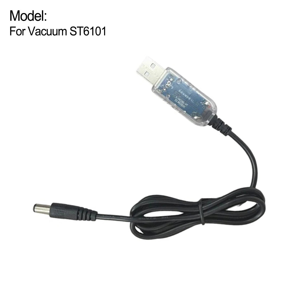 1pc Charging Cable For Car Household Vacumn Cleaner ST-6101 120W USB Charging Cable Wire Accessories Home Vacuum Cleaner Parts
