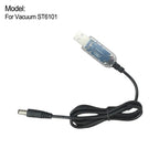 1pc Charging Cable For Car Household Vacumn Cleaner ST-6101 120W USB Charging Cable Wire Accessories Home Vacuum Cleaner Parts