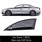4pcs/set Universal Fit Car Window Sun Shades Premium Breathable Mesh Screen for Optimal Sun Protection and Privacy Covers amagi