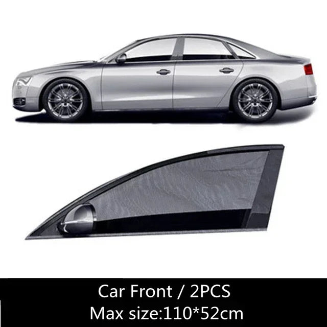 4pcs/set Universal Fit Car Window Sun Shades Premium Breathable Mesh Screen for Optimal Sun Protection and Privacy Covers amagi