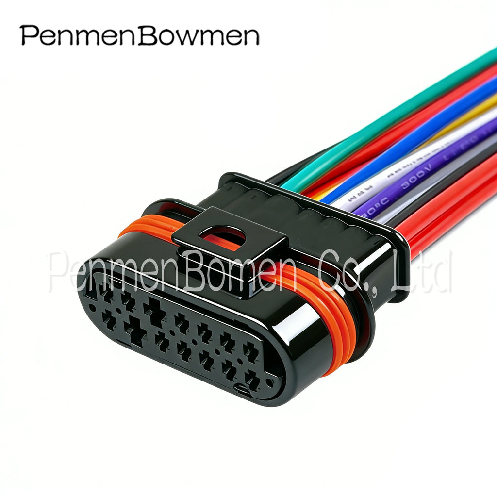 1 Set 14 Pin Car Diesel Parking Heater Electrical Cable Connectors Female Male Wire Harness Plug 225201040011 967526-1 732261-00