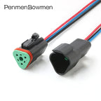 1 Set 2 3 4 6 8 12 Pin Auto Deutsch DT Series Enhanced Seal Electrical Cable Connectors Female Male Wire Harness Plug