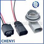 2 Pin Auto connector Turn Signal Light 1156 Bulb Socket Light Lamp  Holder Wire harness plug 1H0953123F 1J0973722 8B0973822