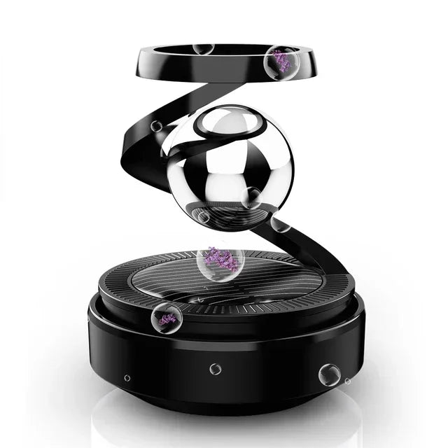 Solar-Powered Rotating Car Aromatherapy Diffuser Innovative Scent Dispenser with Long-Lasting Fragrances Enhances Dashboard