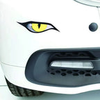 3D Reflective Eyes Stickers for Motorcycle Scooter Windshield Auto Decorative Night Light Safety Front Car Stickers Waterproof