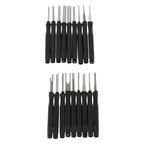 18 Pcs Car Cable Plug Removal Tool Pin Extractor Repair Remover Key Tools With Box Car Auto Cable Plug Remove Pin Puller