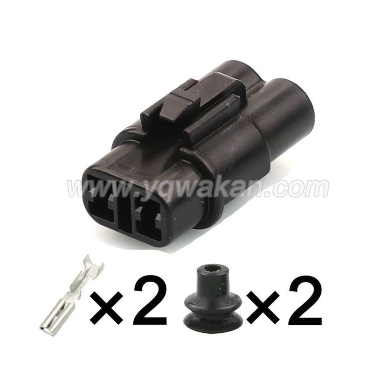 2PIN Connector Waterproof 2mm Male Female Automotive Wiring Harness For Honda Yamaha 6187-2171 6180-2181