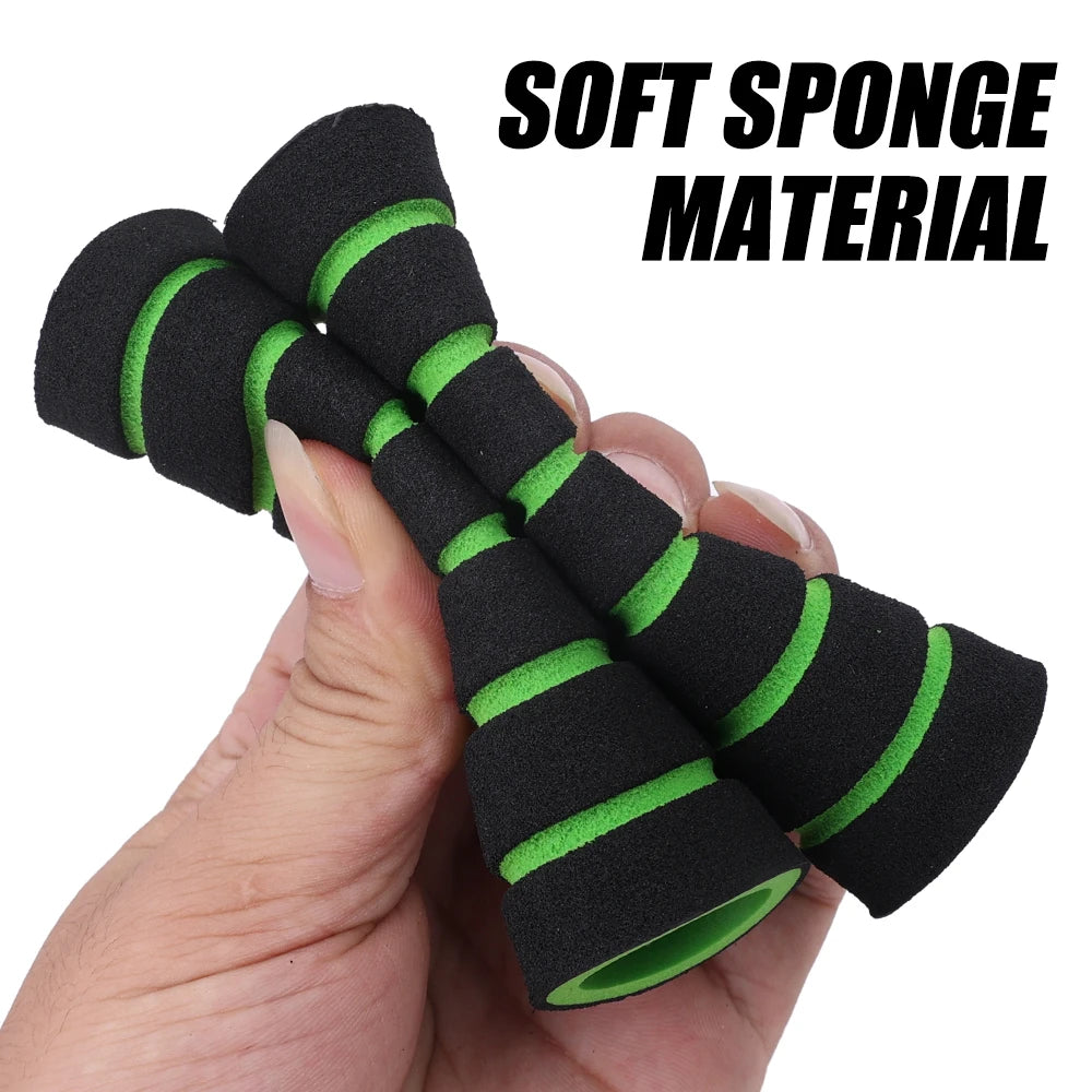 4pcs Universal Grip Comfort Sponge Foam Handle Bar Motorcycle Dirt Bike E-bike Grip Cover Non-slip Soft Handlebar Bicycle Part