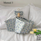 Flower Windproof Fully Automatic Sunshade Umbrella, UV Resistant Women's Folding Dual Purpose Umbrella, Wind and Rain Res Amagi