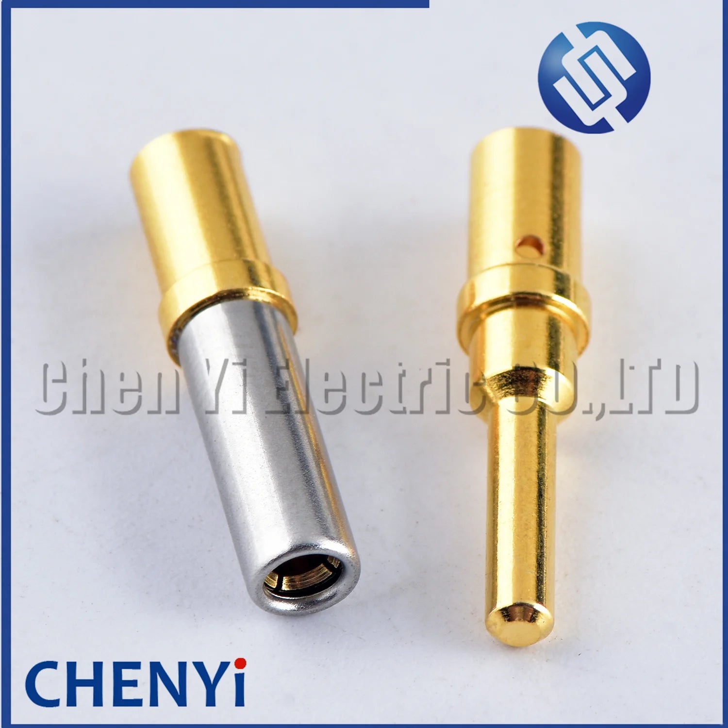 Pin Size 14AWG to 12AWG Automotive Terminal 0460-220-123 0462-210-1231 For Deutsch DTP series Stainless Steel Gold Plate