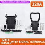 1/5/20 Sets REMA Type Connector 80A 160A 320A Electric Forklift Power High Current Battery Charger Male And Female Plugs Sockets