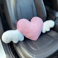 Car head pillow neck pillow cute cartoon love heart back pillow waist pillow seat back cushion Automotive Car Accessories New