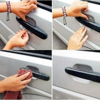 4Pcs Car Door Handle Invisible Film Scratch Decal Car Sticker Universal Car Handle Protection Film Styling Exterior Accessories