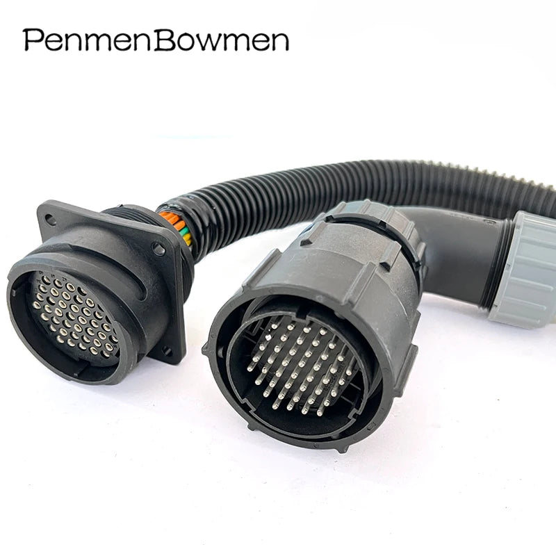 1 Set 44 Pin Car Chassis Reverse Electrical Cable Connectors Waterproof Female Male Wire Harness Plug for 828897-1 828895-1