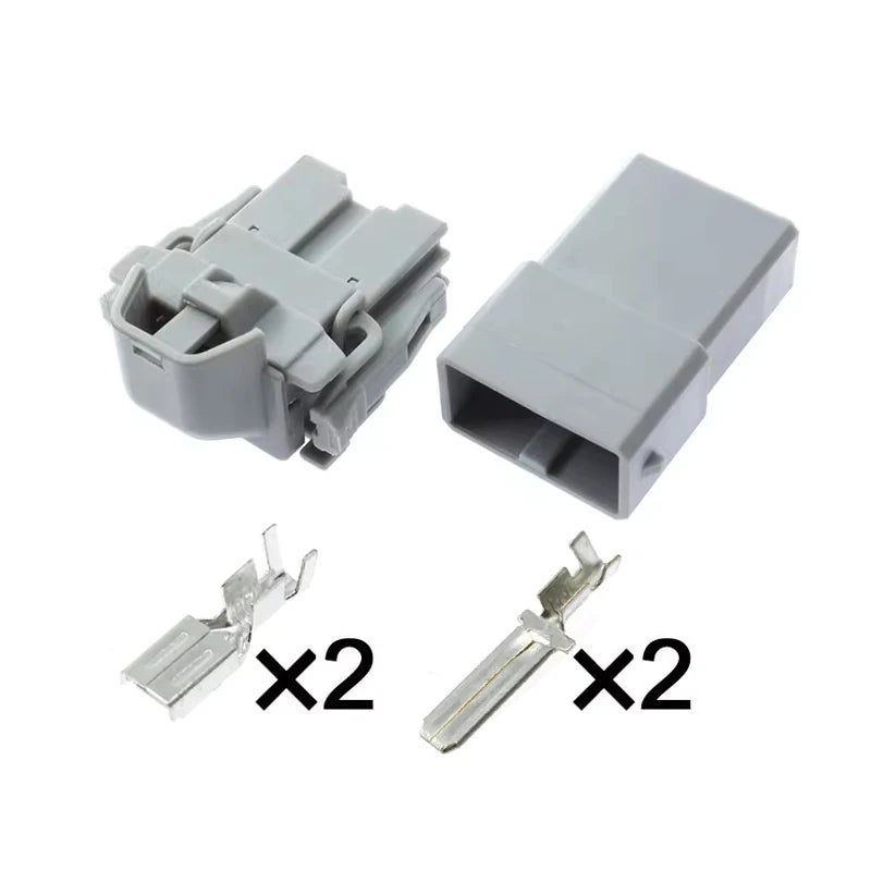 6098-0296 is suitable for the 2P male and female plugs of the door subwoofer audio system of Honda Fit, Sporza and Van Rui