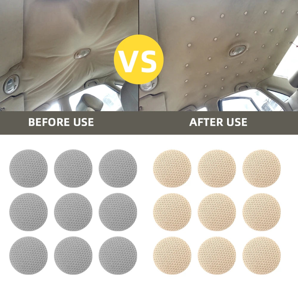 10/20Pcs Car Interior Roof Buckles Headliner Ceiling Cloth Fixing Screw Care Fabric Buckle Rivets Retainer Cap Repair Automotive
