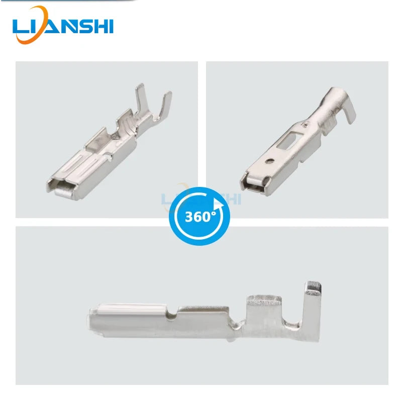 100pcs 172773-1 Automotive copper tinned terminal 3.0 series connector plug-in waterproof DJ622-3×0.6A