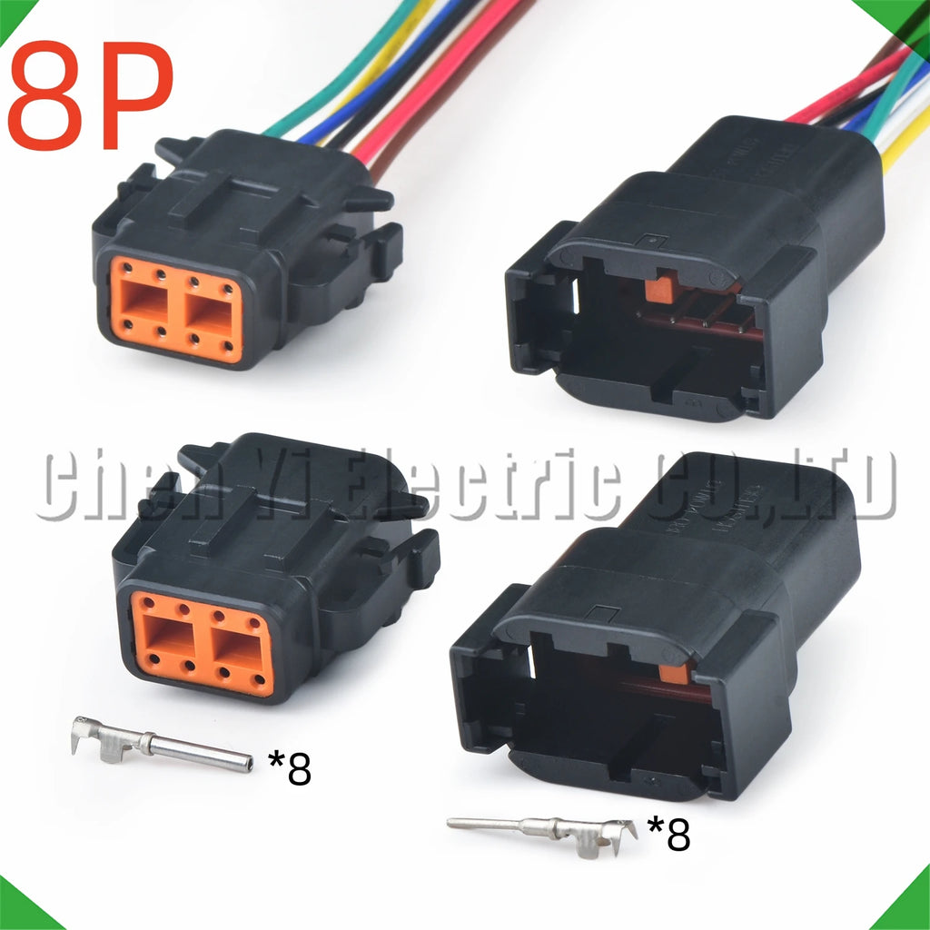 8-pin auto connector connector automotive connectors harness dtm06-8sb