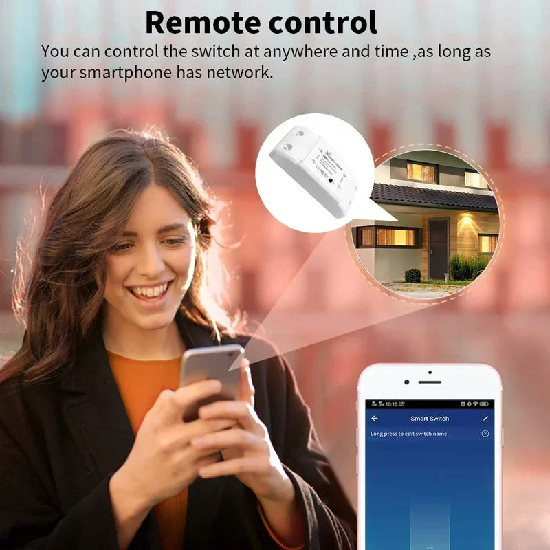 Tuya WiFi Smart Switch Module 1-5PCS - Alexa/Google Home Compatible LED Controller with Smart Life App for Remote Light Control