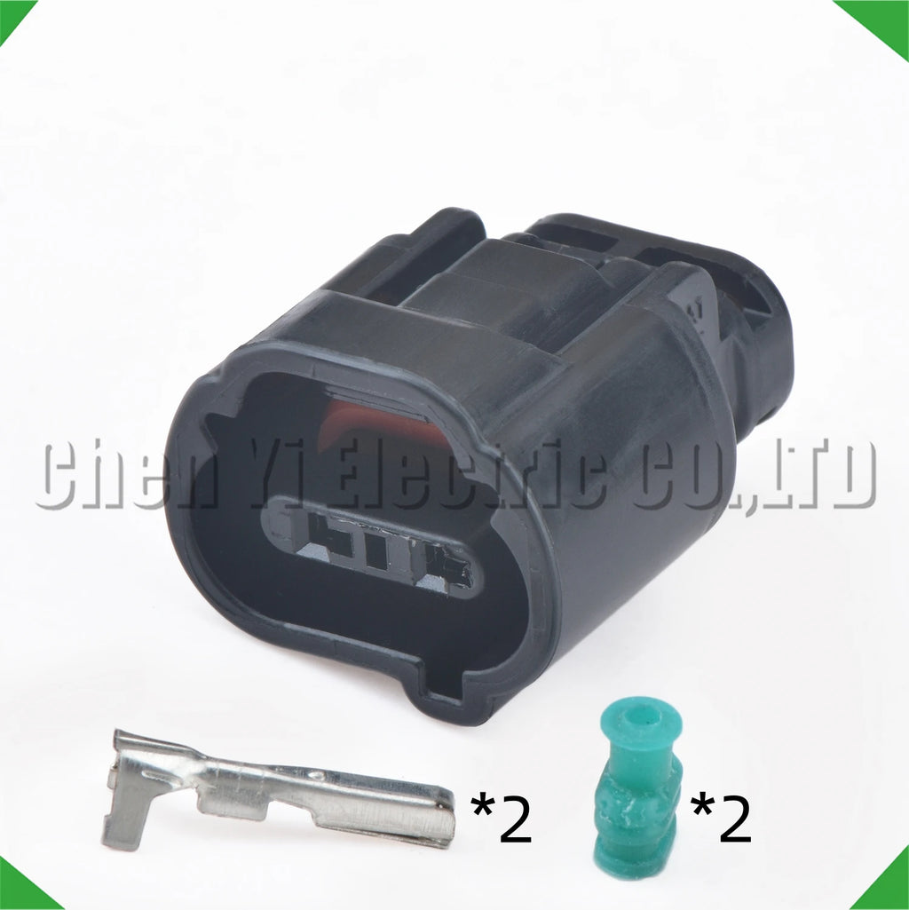 2 Pin automobile waterproof reversing radar probe sensor connector Wire harness plug 7283-8721-30