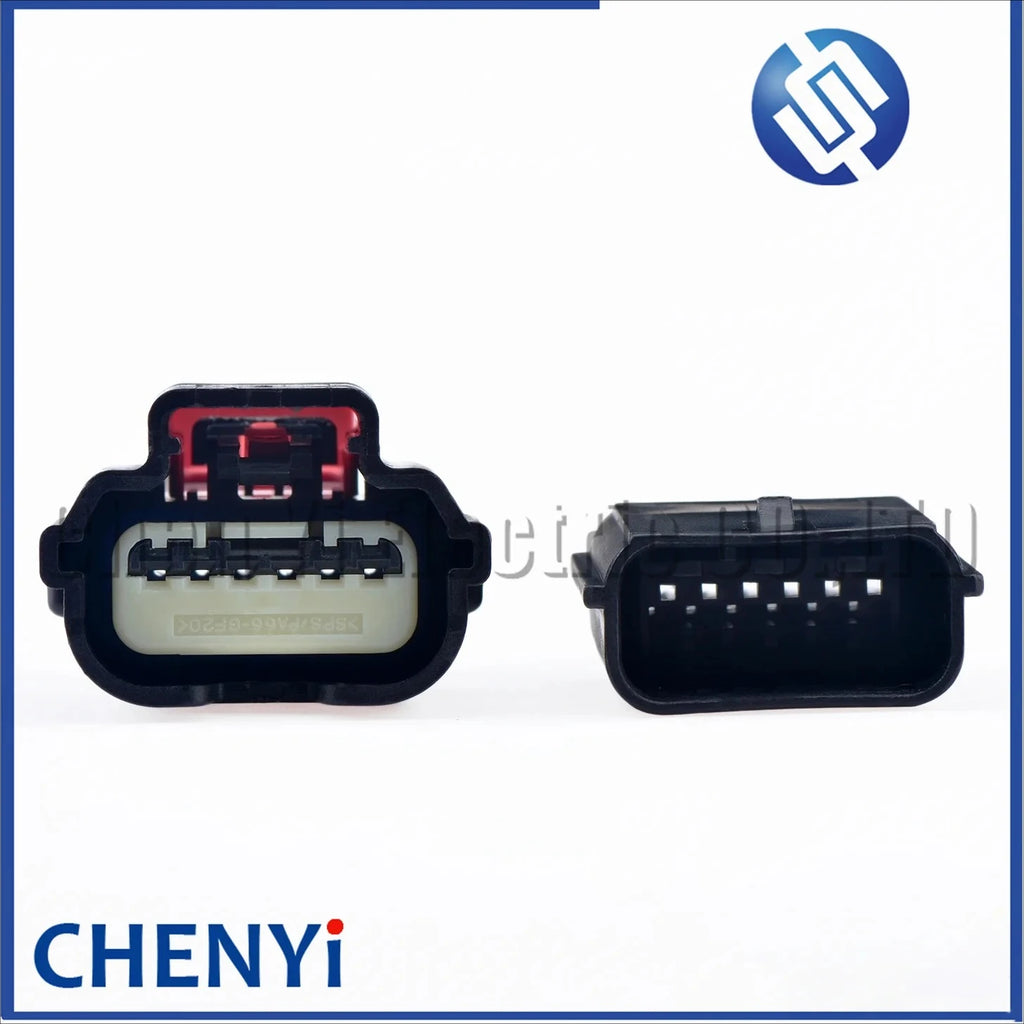 6 Pin Automotive waterproof connector Auto Air Flowmeter accelerator pedal plug Socket 31404-7110 31403-6110 For Buick Chevrolet