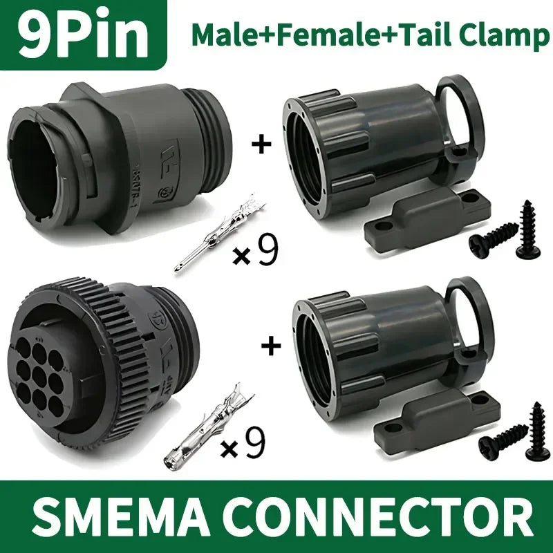 AMP/TE CPC Circular Connector – 4/9/14 Pin, 182919-1 / 206153-1 / 182647-1, Plug with Pins for SMEMA & Automotive Sensor