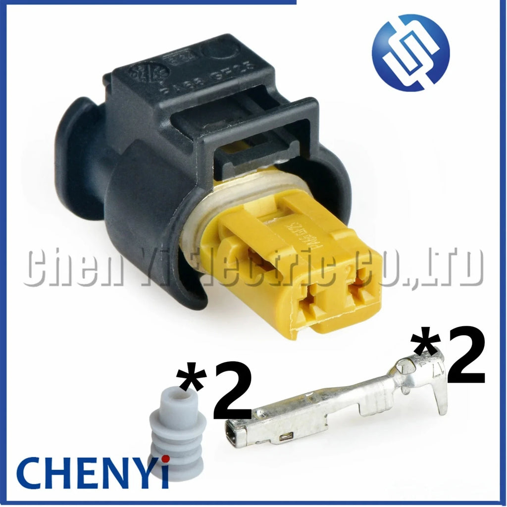 2 Pin Auto connector fuel injector solenoid valve camshaft Plug 7617208-03 805-120-527 4F0973202 A0005456019