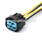 5-Pin Connector Waterproof 4.8mm Female Connector Automotive Electronic Pins Wiring Harness Cable Plug 6189-0904