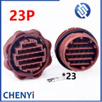 23 Pin brown male or female Car Door body plug instrument connector For Peugeot Citroen Picasso Xsara Sienna Elysee 206 207 C2