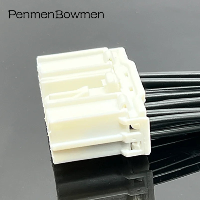 1 Set 14 Pin Car Audio Power Window Switch Electrical Cable Connectors Female Wire Harness Plug 7123-8346 For Mitsubishi