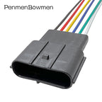 1 Set 6 Pin Car Gas Accelerator Throttle Pedal Electrical Cable Connectors Waterproof Female Male Wire Harness Plug 8K0973706