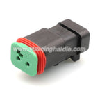 2 PIN Connector Waterproof 1.6mm Series Male Female Connectors Black Auto Plug For Mazda DT04-2P-E005 DT06-2S-E004