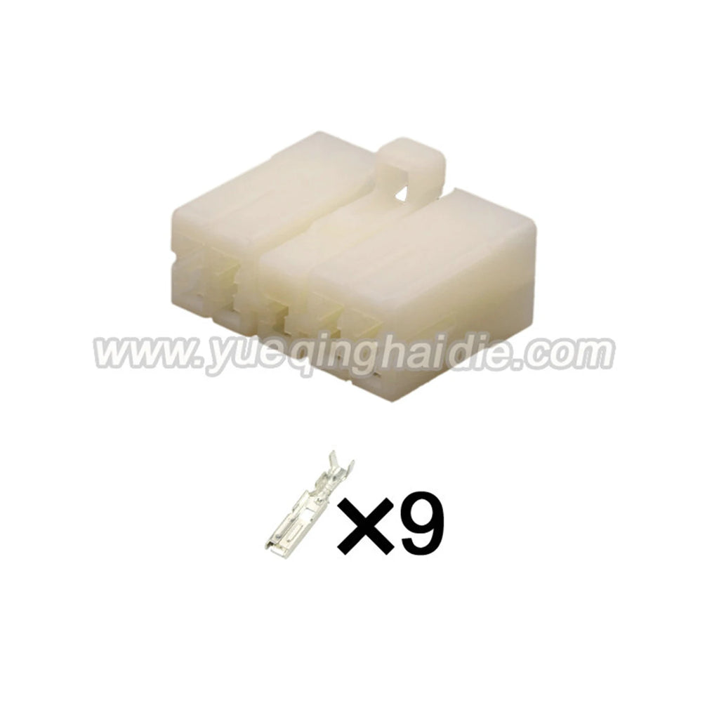 9-PIN Connector Unsealed 3mm Male Female Connectors Wiring Harness Cable Plug For Toyota 172506-1 172496-1 With Terminals