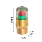 Car Tire Pressure Monitor Sensors Tire Air Alert Cap Cars Trucks Air Pressure Gauge Alert Monitoring Tire Valve Accessories
