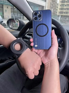 Strong Magnetic Suction Phone Holder with Wrist Strap Arm Mount for IPhone 12-16 Pro Max Samsung Mobile Bracket Amagi