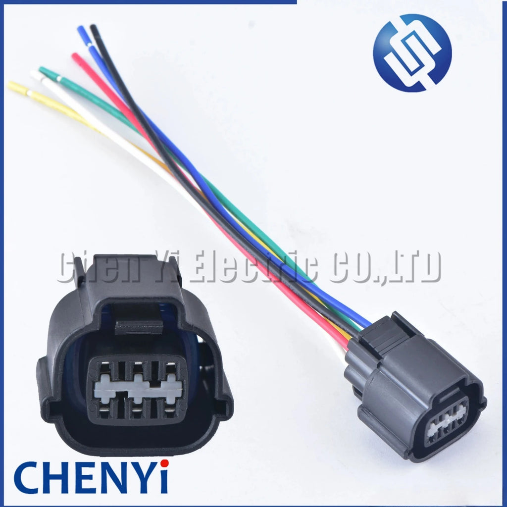 6 Pin way Automotive Connector Auto Socket Idle Motor plug PB535-06027 4G15 4G18 With Wire Harness Pigtail For Mazda evo