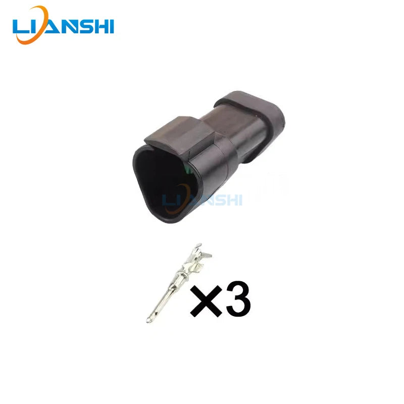 DT04-3P-E005/DT06-3S-E005 is suitable for the wiring harness connector of the oil pressure sensor in excavator parts