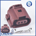 3 Pin Auto waterproof connector Daytime Running Light Wire harness Plug 3B0 973 703 A 3B0973703 3B0973703A