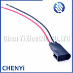 2 Pin/Way Female or Male Brake Pad Sensor Connector Wheel ABS Sensor Scoket Plug Wire Harness Pigtail 2-1437712 For Ford